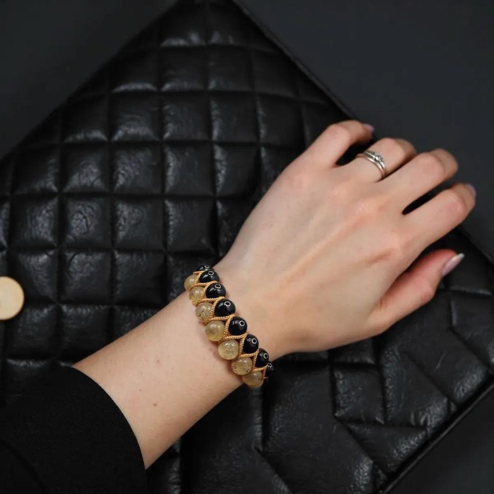 Guardian Gold – Citrine & Black Tourmaline Ki-Band - Image 5