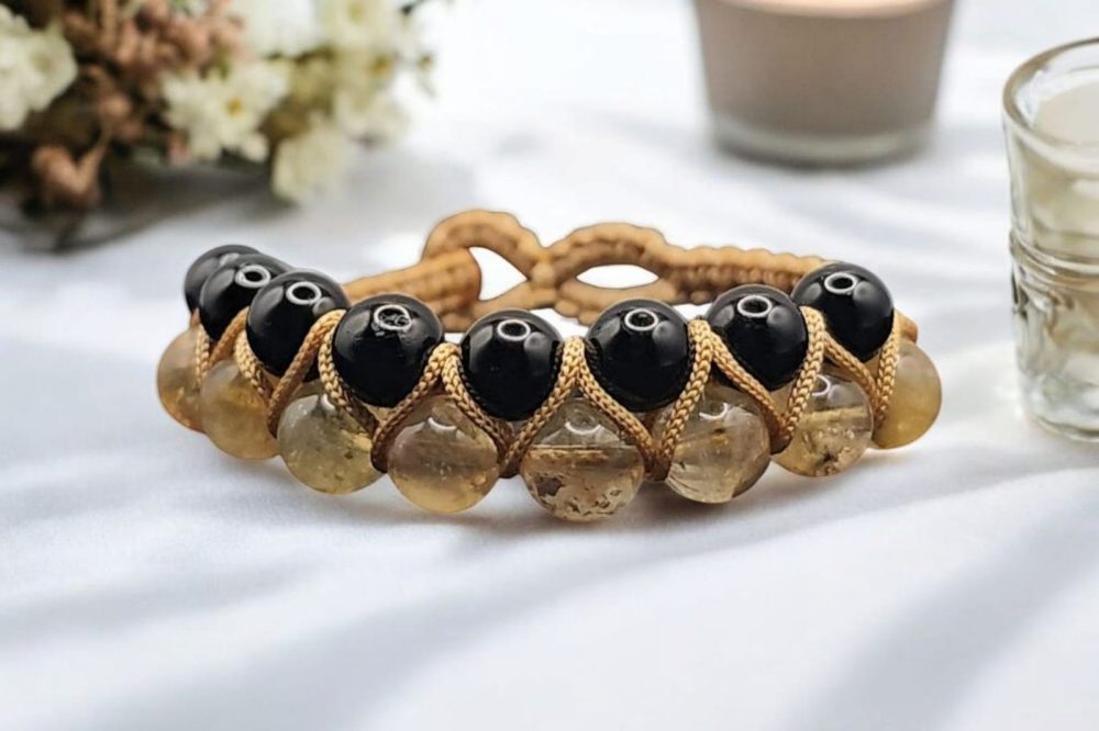 Guardian Gold – Citrine & Black Tourmaline Ki-Band - Image 4