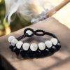 PureShield – Black Tourmaline & Selenite Ki-Band for Protection & Purification